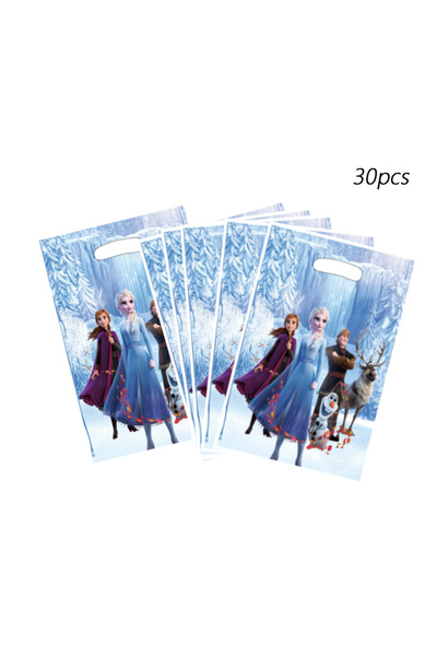 Miniso 25x16.5cm 30pcs Frozen Birthday Party Gift Bags Candy Bags Goody Bags Frozen Birthday Party Supplies