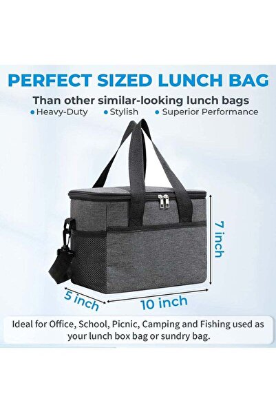 COOYA Lunch Bags, Reusable Leakproof Kids Lunch Bag, Insulated Cool Bags, Insulated Cool Lunch Tote