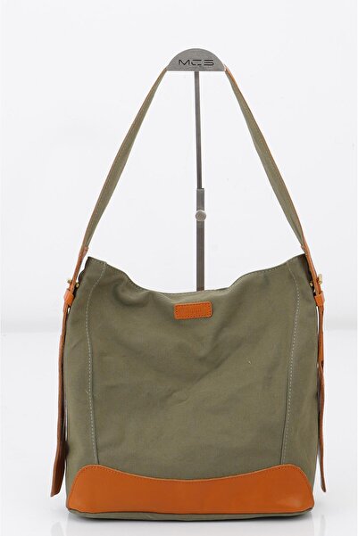 Baggaj Ko25222 Women's Shoulder Bag with Leather Trim