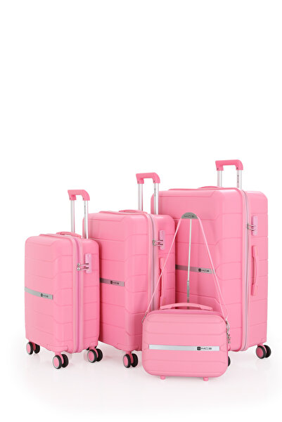 MÇS Mçs Polipropilen 4'lü Valiz Seti V366