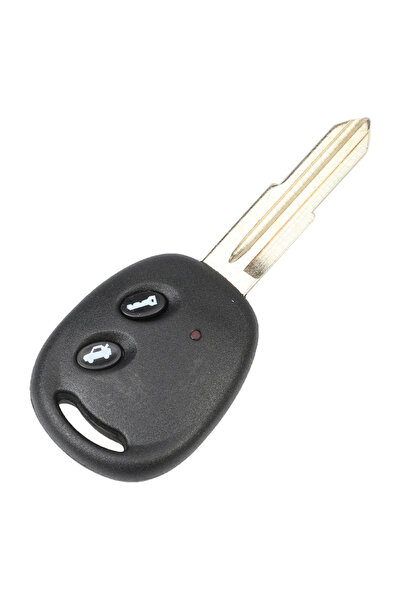 jingyuqin شفرة يمين على شكل حرف C لسيارة شيفروليه لوفا سيل إبيكا ليتشي سبارك مفتاح ريموت 2 زر غير مقطوع B