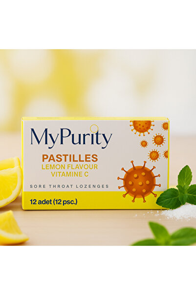 MyPurity LİMONLU NANELİ PASTİL DROPS ŞEKER
