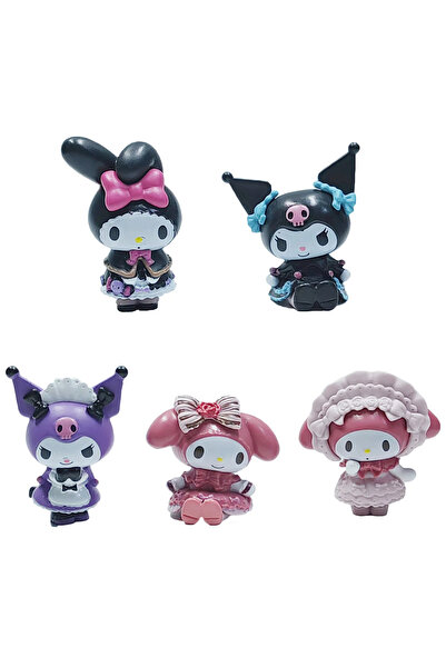 Miniso 2 5 قطع 3-4 سم شخصيات الحركة سينامورول كورومي ميلودي شخصيات كرتونية مح...