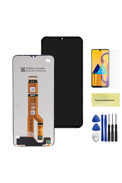 sinmaytai شاشة LCD بديلة سوداء بدون إطار لهاتف Honor X6b مقاس 6.56 بوصة مع مح...