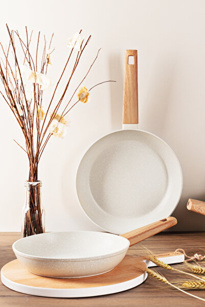 Bergner Naturally 3-piece non-stick pan set 18, 22, 26 cm