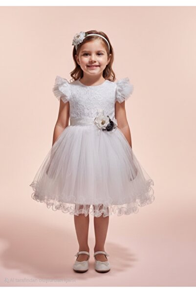 Şenkız Rochie Printesa pentru Fata Rochie pentru Ocazii Speciale si Petrecere de Ziua de nastere cu Coroana din Tulle