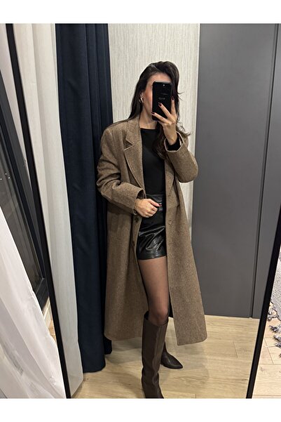 nowglamup Vatkalı Oversize Kaban