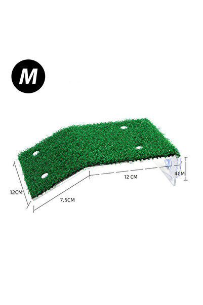 Choice M S/M/L Size Turtle Platform Float Decoration Terraces Grass Ramp Reptile Resting Moss Island Aquar.