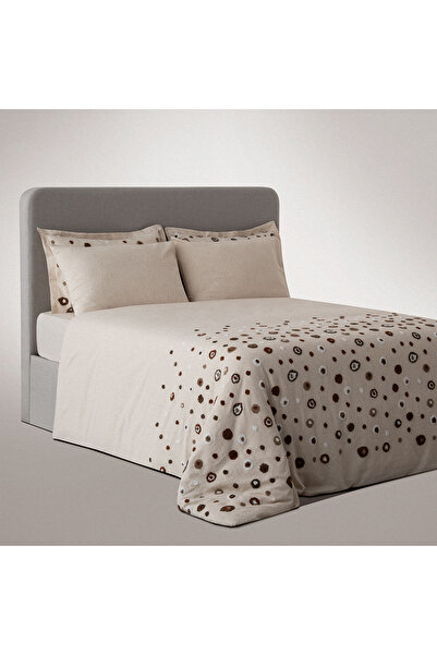 Ecocotton Lal Battal Boy Nevresim Takımı %100 Organik Pamuk Keten Panç Nakışl...