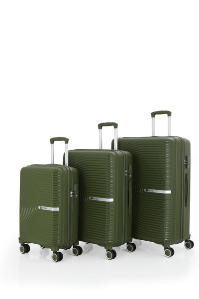 MÇS Mçs Üçlü Polipropilen Valiz Seti V374