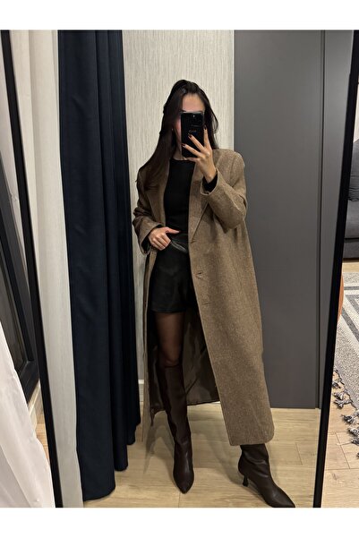 nowglamup Vatkalı Oversize Kaban