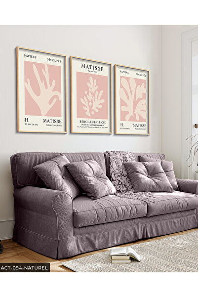 Evinemoda Matisse Berggruen & Cie 3-dijelna slika u drvenom okviru