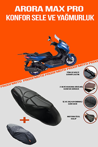 PROOFMOTO Arora Max Pro Konfor Sele Ve Yağmurluk Kılıf