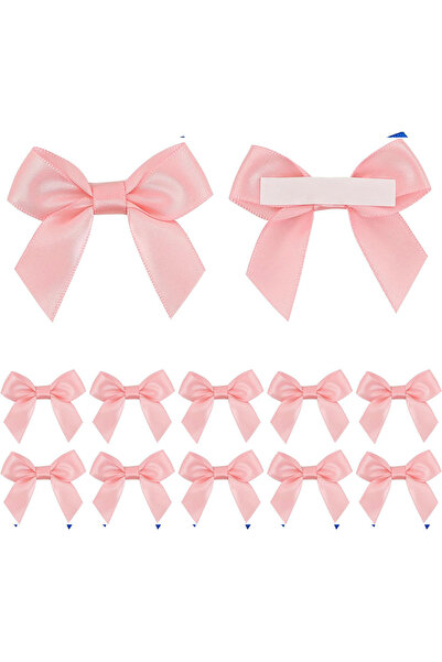 Choice 30 قطعة وردية 10/30/50 قطعة فيونكة يدوية الصنع مع ظهر لاصق لصندوق هداي...