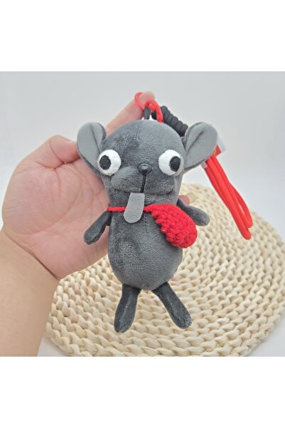 Choice سلسلة مفاتيح على شكل كلب شيواوا لطيف مقاس 6.3 بوصة مع قلادة ناعمة محشو...