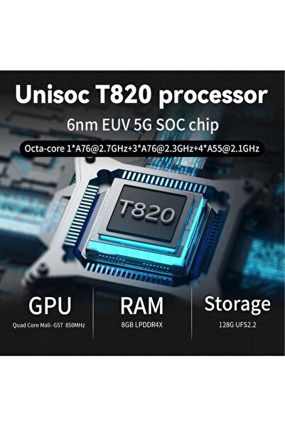 ANBERNIC RG556 Handheld Game Console Unisoc T820 Android 13 5.48 inch AMOLED Screen 5500mAh WIFI Blu