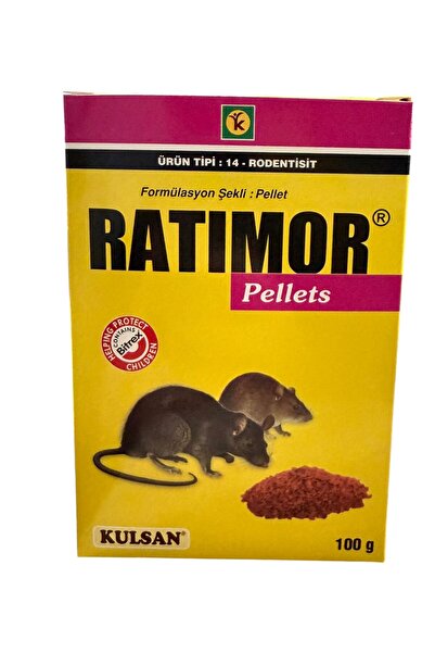 Kulsan İlaç Ratımor Pellet Fare Zehiri 100 Gr