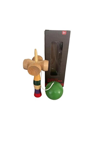 OEM Jucărie Kendama japoneză din lemn,18 cm, Joc de dexteritate pentru copii,...