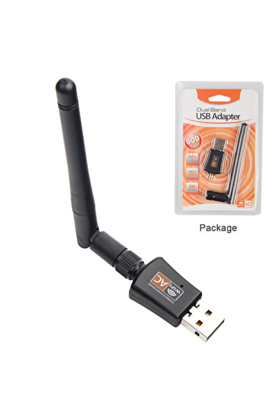 Choice with antenna Dual Band USB wifi 600Mbps Adapter AC600 2.4GHz 5GHz WiFi with Antenna PC Mini Computer