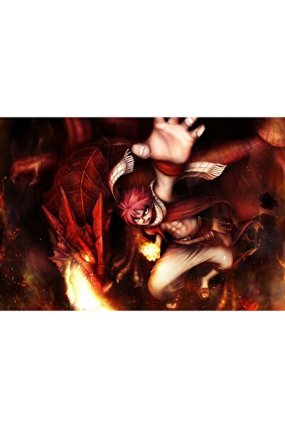 Zumzeria Πίνακας σε καμβά Dragneel Natsu, 80x50εκ.