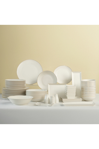 Karaca Donatella 70-Teiliges Tafelsservice Für 12 Personen – New Bone