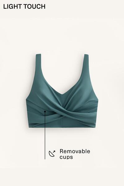 Oysho Light Touch crossover tank top