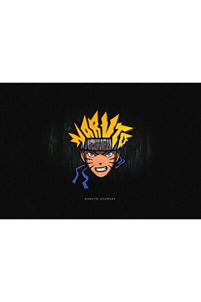 Zumzeria Pictură pe pânză Naruto Uzumaki Minimal, 80x50cm, tableou1101,