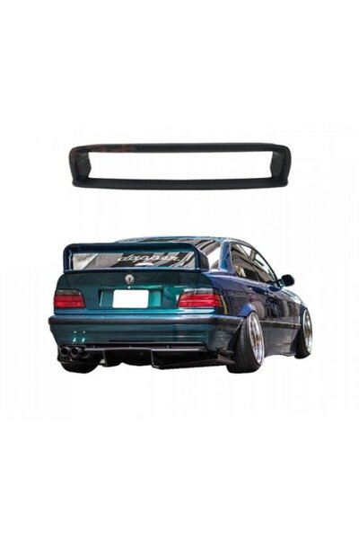 autogp Bmw e36 bagaj üstü spoiler yüksek boyasız plastik