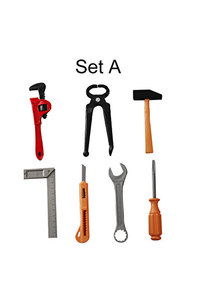 Choice مجموعة أدوات إصلاح بلاستيكية للأطفال على شكل حرف C، ألعاب للأولاد، أدو...