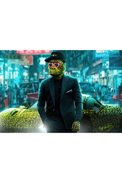 Zumzeria Πίνακας σε καμβά Bored Ape Yacht Club, 80x50εκ., tableau1201,