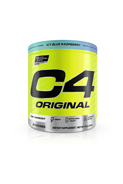 Cellucor سي 4 الأصلي، قبل التمرين، 195 غرام، توت أزرق جليدي، 30 حصة