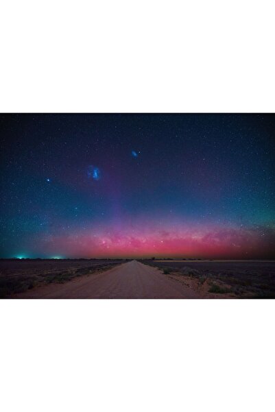 Zumzeria Tablou Canvas Milkyway And Magellanic Clouds, 80x50cm, tablou911, Zu...