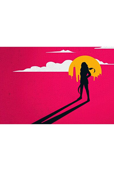 Zumzeria Pictură pe pânză Ms Marvel Minimal, 80x50cm, tableau1343,