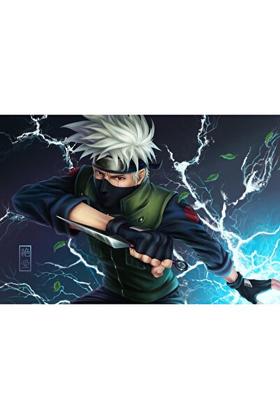 Zumzeria Tablou Canvas Naruto Kakashi Chidori, 80x50cm, ®