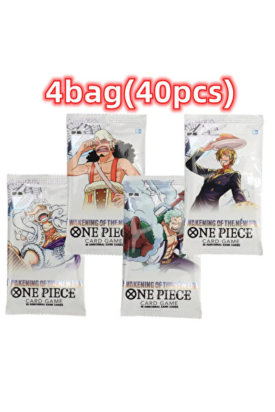 BANDAI Random 4 bag 40/300Pcs Anime** ONE PIECE card TCG OP-05 Luffy Zoro Shanks Trading Collection Card fo
