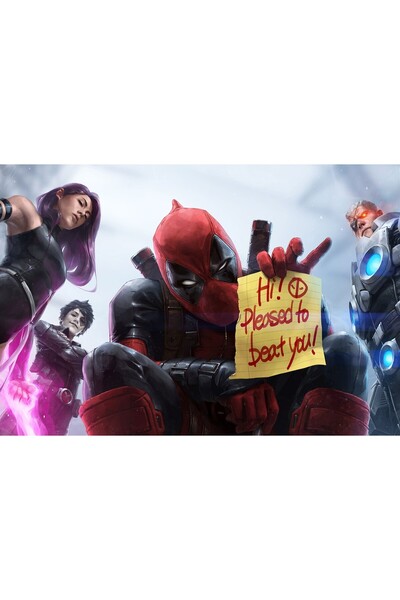 Zumzeria Καμβάς Tablou Deadpool Pleasant To Beat You, 80x50εκ.,