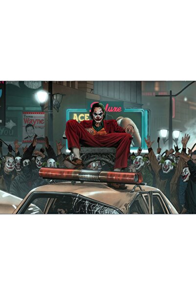 Zumzeria Πίνακας σε καμβά Joker Army, 80x50εκ., tableau425,