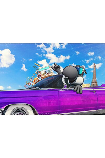 Zumzeria Tablou Canvas In Paris, 80x50cm, tablou1355, ®