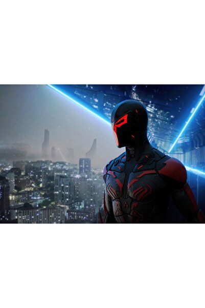 Zumzeria Πίνακας σε καμβά Spiderman 2099 Cyber, 80x50εκ., tableou990,