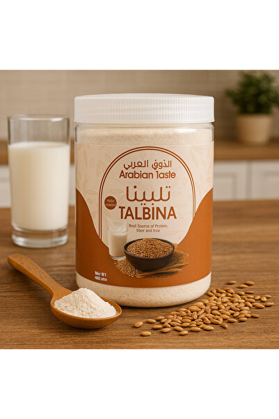 Arabian Taste بودرة التلبينة 400 غرام (دقيق الشعير 100%)