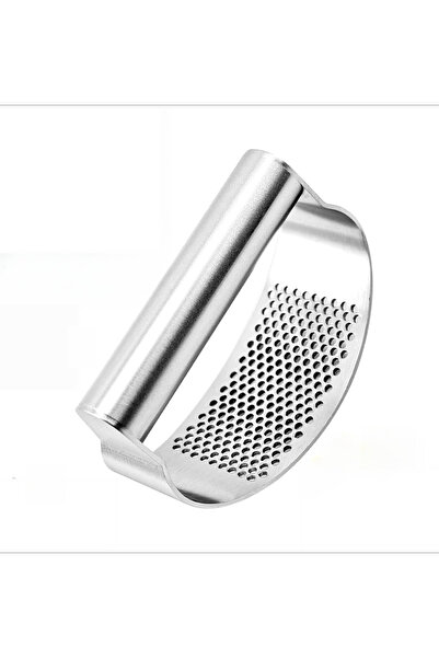 Choice Garlic Press silver Upgraded Version of304Food Grade Stainless Steel Garlic Press Garlic Paste Manua