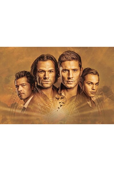 Zumzeria Pictură pe pânză cu echipa supranaturală, 80x50cm,