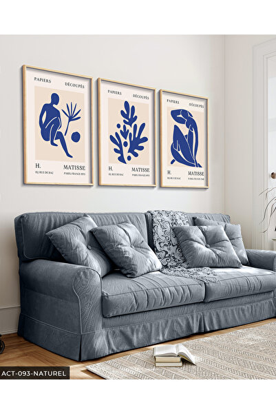 Evinemoda Matisse umetničko delo, slika u drvenom okviru, 3 dela