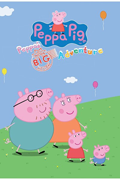 Zumzeria Πίνακας σε καμβά με την Πέππα το Γουρουνάκι, 80x50εκ., tableau428,