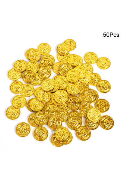 Choice 50 قطعة من عملات القراصنة الذهبية، 50/100/200 قطعة، هدايا زينة حفلات أ...