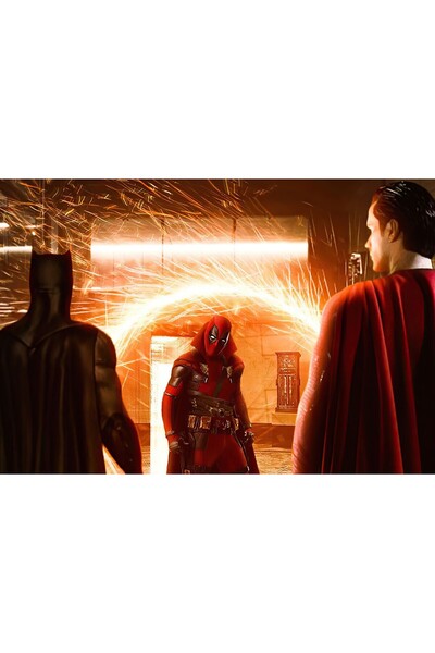 Zumzeria Pictură pe pânză Deadpool ca Dr. Strange, 80x50cm, tableau1022,