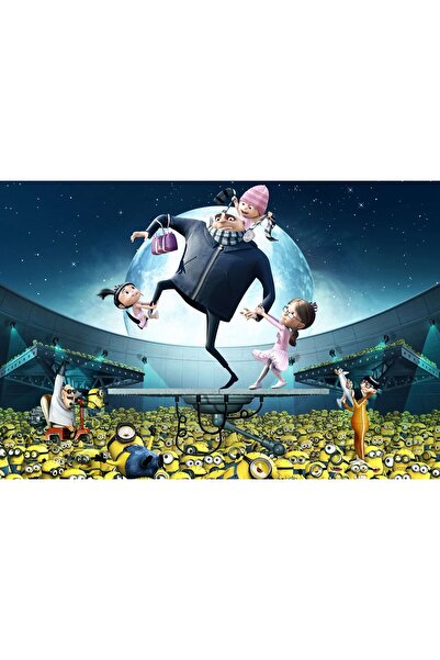 Zumzeria Tablou Canvas Minions Family, 80x50cm,