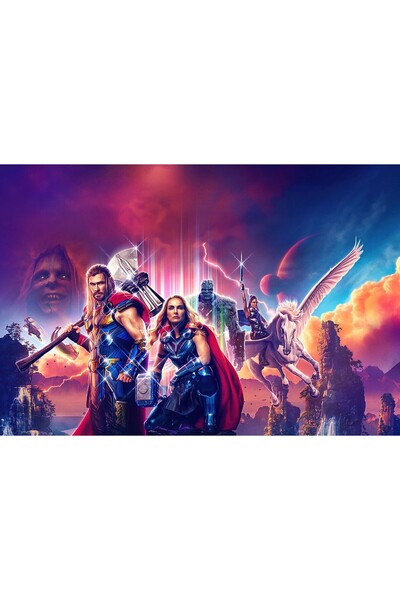 Zumzeria Tablou Canvas 2022 Thor Love And Thunder, 80x50cm, tablou1198,