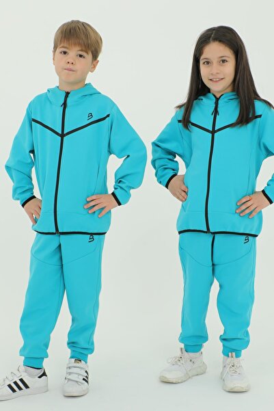 Black One Трикотажний костюм для хлопчика з капюшоном з принтом "Серіт