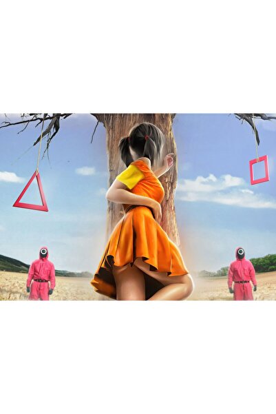 OEM Poster Joc Calamar Red Light Green Light, 61x90cm, poster2582, Zumzeria ®